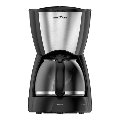 Cafeteira Elétrica Britânia BCF32A 30 xícaras - Preto e Inox 110V