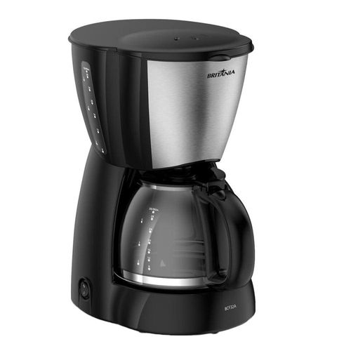 Cafeteira Elétrica Britânia BCF32A 30 xícaras - Preto e Inox 110V