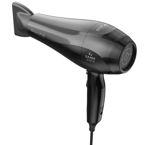 Secador de Cabelos GA.MA Italy Eleganza Plus Ceramic Ion Motor AC 2100W - Preto 220v