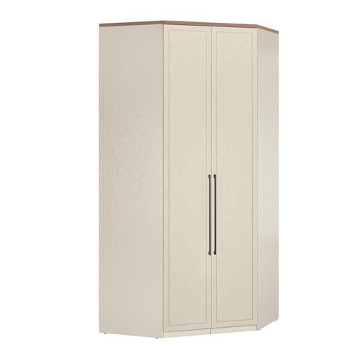 Guarda-roupa Modulado 146 Toledo 10 Portas e 12 Gavetas Casal com Closet 7 peças 344,5 cm largura - Areia/Wood