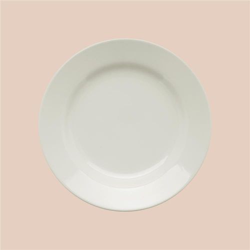 Conjunto de Pratos Rasos Oxford Biona Donna em Cerâmica 24cm – 6 Peças
