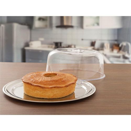Conjunto para Bolo Brinox Petúnia 1525132 Inox - 2 Peças
