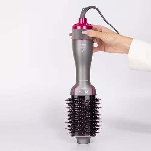 Escova Secadora Philco Advance PES25SR 1300W - Cinza e Rosa + Depilador Philco Aqua Deluxe PDP01 - Rosa