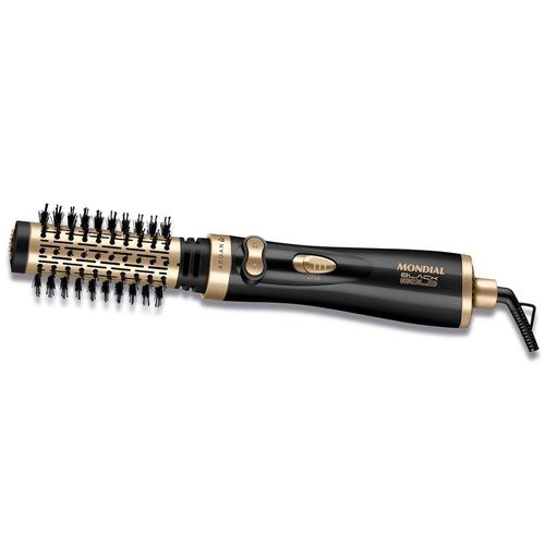 Escova Rotativa Mondial Argan ER-11 1000W - Black Gold 110v