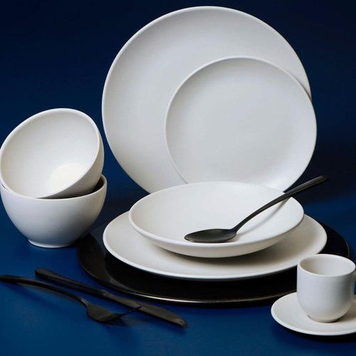 Conjunto de Bowls Porto Brasil Coup Vit em Stoneware Cinza 540ml - 6 Peças