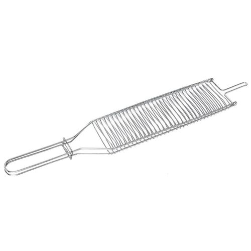 Conjunto de Grelhas para Peixe e Coraçãozinho Utimil em Aço Cromado – 2 Peças
