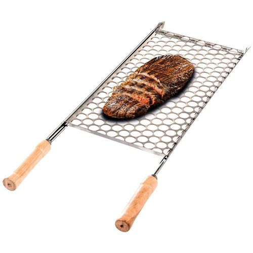 Grelha Moeda Utimil CR647 em Aço Inox - 25 x 48 cm