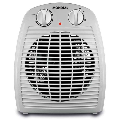 Aquecedor de Ambiente Mondial A-08 com Controle de Temperatura - Cinza 220V