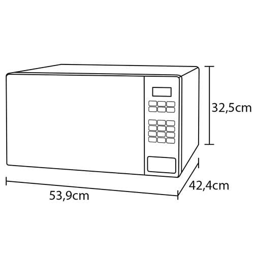 Forno de Micro-ondas Electrolux MEO44 com Função Tira Odor Branco - 34L 110v