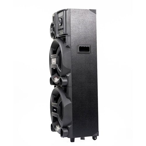 Caixa Amplificadora Amvox Pesadão Black ACA 2201 com Bluetooth, Entradas USB, Microfone e Instrumentos - 2200W