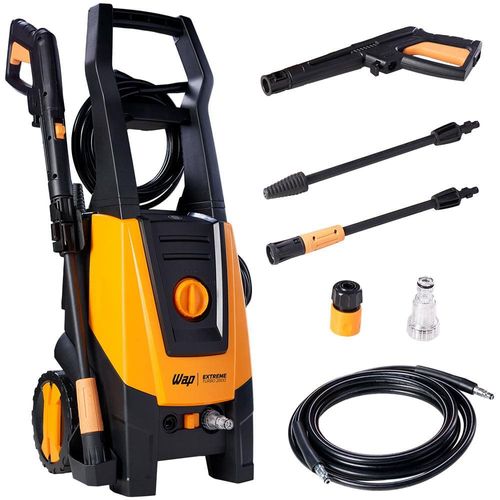 Lavadora de Alta Pressão WAP Extreme Turbo 2800 2450psi com Aplicador de Detergente e Lança com Bico Regulável 110V
