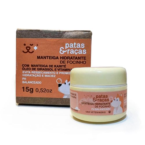 Manteiga Hidratante de Focinho  15g - Patas&Raças