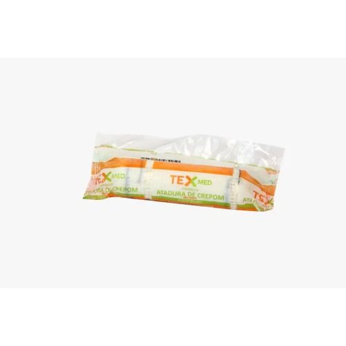 Kit 10 Rolos Atadura Crepom Não Estéril 0,8cmx1,80m TexMed