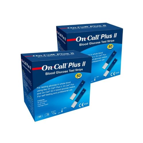 100 Tiras de Glicose On Call Plus II