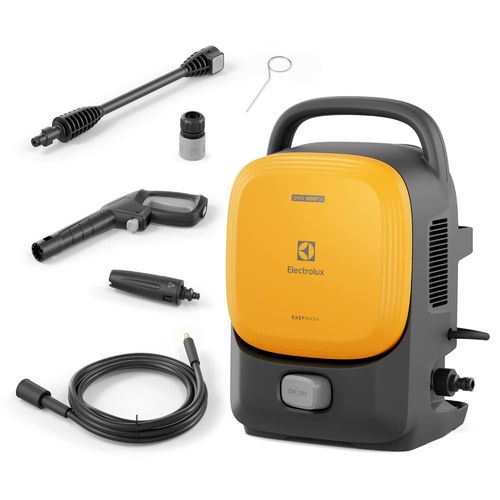 Lavadora de Alta Pressão Electrolux EasyWash 1400W com 1650PSI, Engate Rápido, Bico Vario e Sistema Stop Total 220V