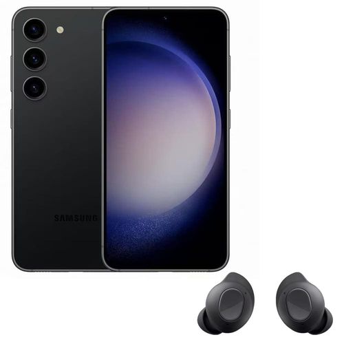 Smartphone Samsung Galaxy S23+ 5G Preto 512GB, Tela 6.6``, 8GB de RAM, IP68, Snapdragon 8 Gen 2, Selfie 12MP+Fone de Ouvido Sem Fio Galaxy Buds FE