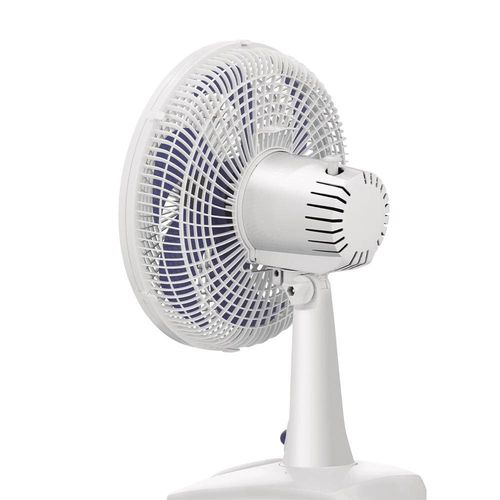 Ventilador de Mesa Mondial Maxis V30MXW 30cm com 6 pás, 3 velocidades e 50W – Branco / Azul 220V
