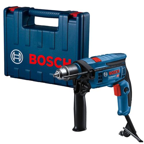 Furadeira de Impacto Bosch GSB 13 RE com Acessórios e Maleta Plástica 220V