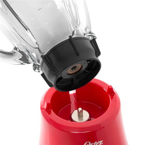 Liquidificador Oster Super Chef RR8 Vermelho com Copo de Vidro 750W e 8 Velocidades 110V