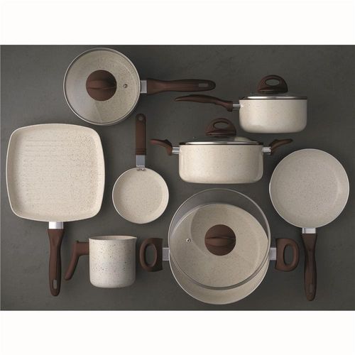 Conjunto de Panelas Brinox Ceramic Life Smart Plus 4791/105 com Revestimento Antiaderente Cerâmico – 8 Peças