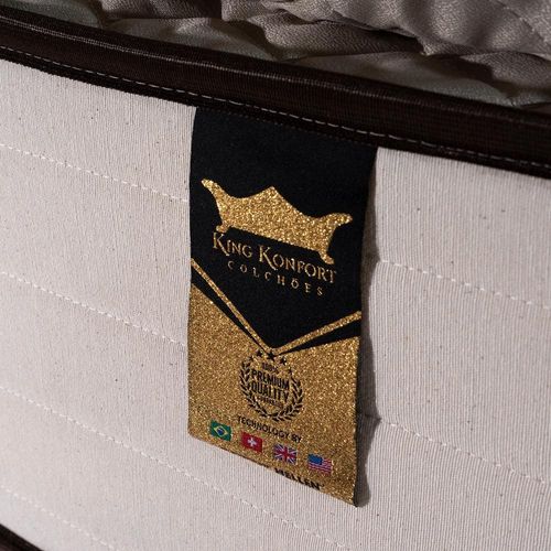 Colchão Queen Size Hellen Malta Linho com Molas Ensacadas e Espuma D26 28x158x198cm - Bege