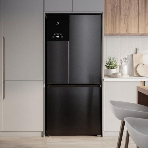 Geladeira Electrolux Multidoor Efficient IM8B Frost Free com Tecnologia Inverter e AutoSense 590 L – Preta 220V