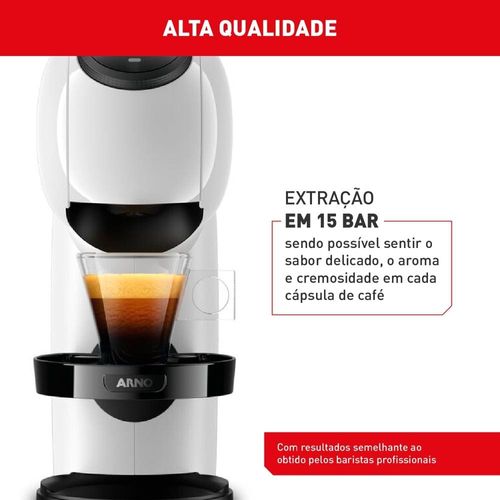 Máquina de Café Arno Nescafé Dolce Gusto Genio Basic DGS1 Multi bebidas, Digital e Automática - Branca 110V