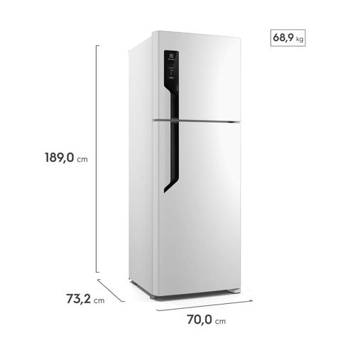 Geladeira Electrolux Frost Free TF71 Duplex Efficient com AutoSense Branca - 480 litros 220V