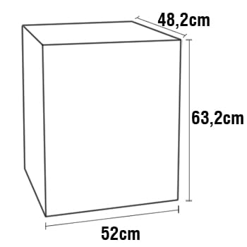 Frigobar Consul CRC08CB com Gaveta Multiuso - 76L 110v