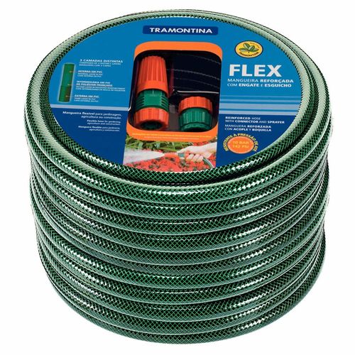 Mangueira Tramontina Flex 10 Metros - Verde