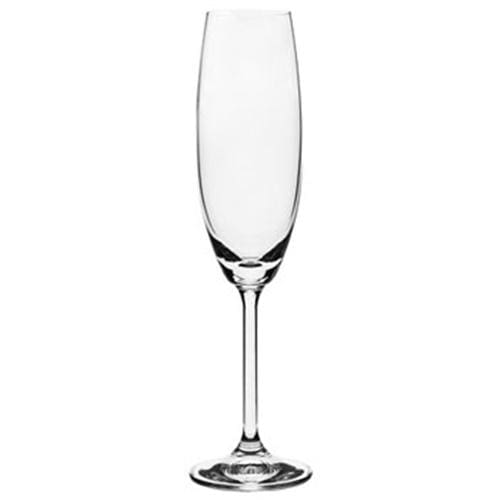 Conjunto de Taças para Champagne Bohemia em Cristal 220 ml - 6 Peças