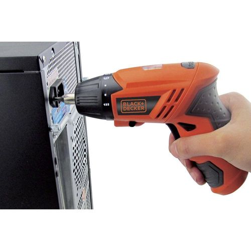 Parafusadeira a Bateria Black&Decker KC4815B Bivolt com Ponta Magnética e 15 Bits - 4.8v