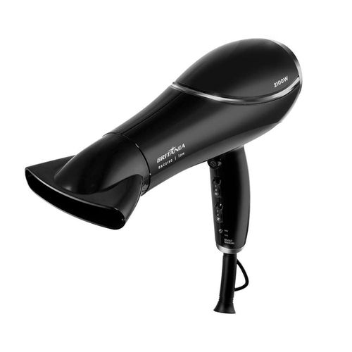 Secador de Cabelos Britânia BSC2150 com Tourmaline Íon Bivolt - 2100W