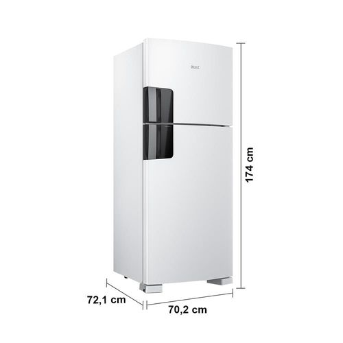 Geladeira Consul Frost Free CRM50LB Duplex Branca com Função Turbo, Iluminação em LED e Filtro Antiodor - 410 litros 220V