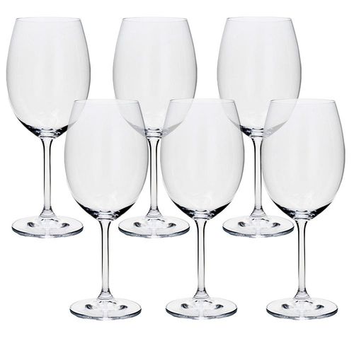 Conjunto de Taças para Água Bohemia Colibri 580 ml - 6 Peças