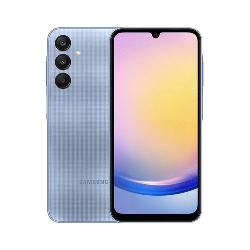 Smartphone Samsung Galaxy A25 5G 256GB Azul Claro, 8GB, Tela Infinita de 6.5", Octa-Core, Câmera Tripla Traseira + Galaxy Fit3 Grafite, Display de 1.6