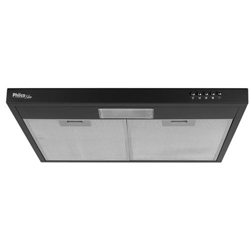 Depurador e Exaustor de Ar Philco Slim PDR60P Preto com 3 Velocidades – 60cm 220V