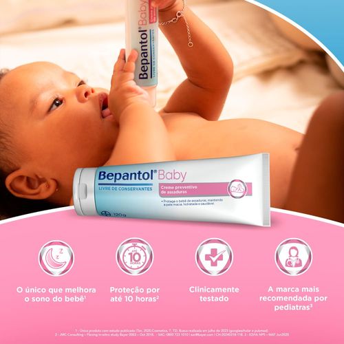 Creme para Assaduras Bepantol Baby 120g