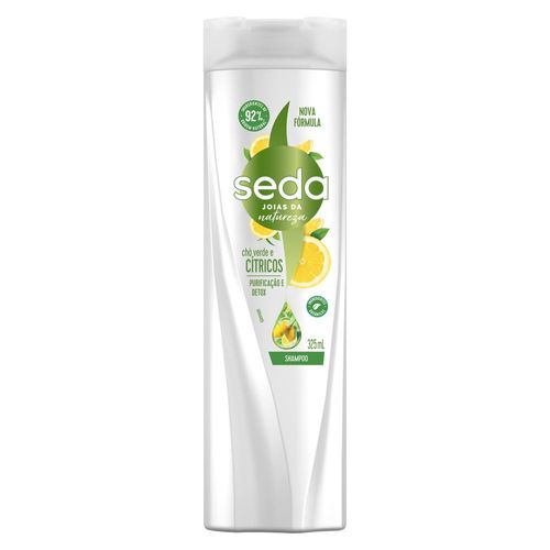 Shampoo Seda Joias da Natureza Chá Verde e Cítricos 325 ml