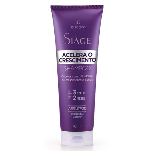 Shampoo Siàge Acelera o Crescimento 250ml