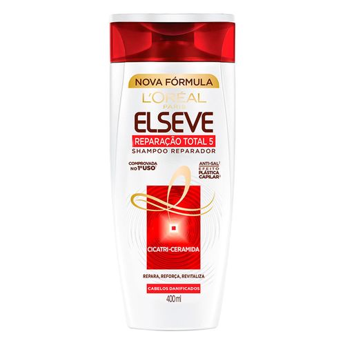 Shampoo Elseve Reparação Total 5 Reparador 400ml