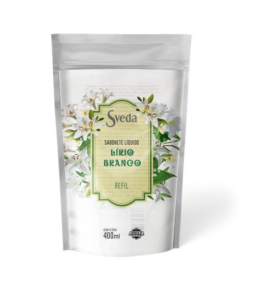 Sabonete Líquido Sveda Lírio Branco 400ml