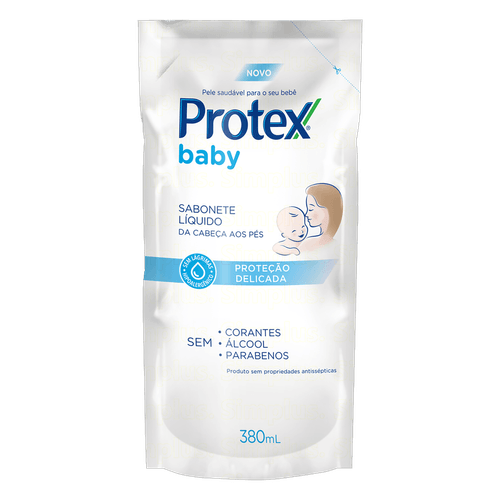 Sabonete Líquido Protex Baby Proteção Delicada Refil 380ml
