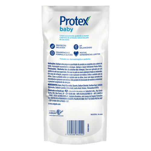 Sabonete Líquido Protex Baby Proteção Delicada Refil 380ml