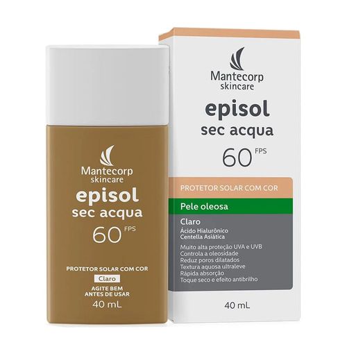 Protetor Solar Episol FPS 60 Sec Acqua Claro 40ml