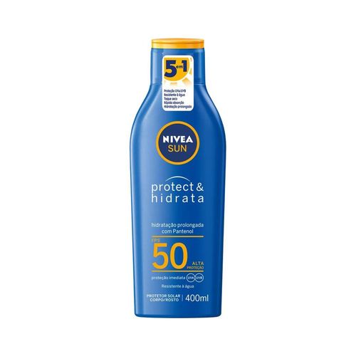 Protetor Solar Nivea Sun Protect & Bronze FPS 50 400 ml