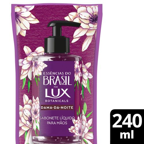 Sabonete Líquido Lux Essências do Brasil Dama da Noite Refil 240ml