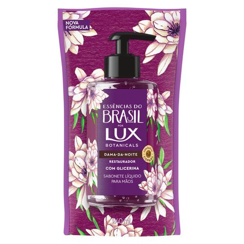 Sabonete Líquido Lux Essências do Brasil Dama da Noite Refil 240ml