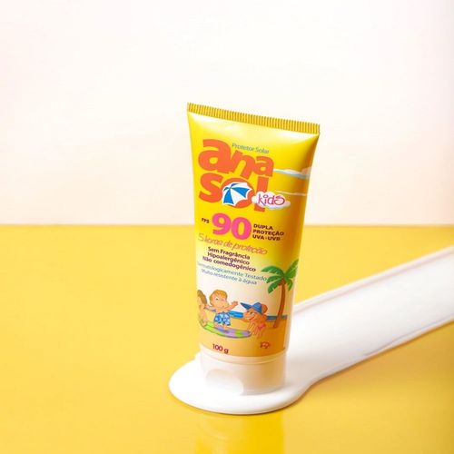 Kit Protetor Solar Anasol Kids Fps90 100g + Protetor Solar Facial Fps50 60g
