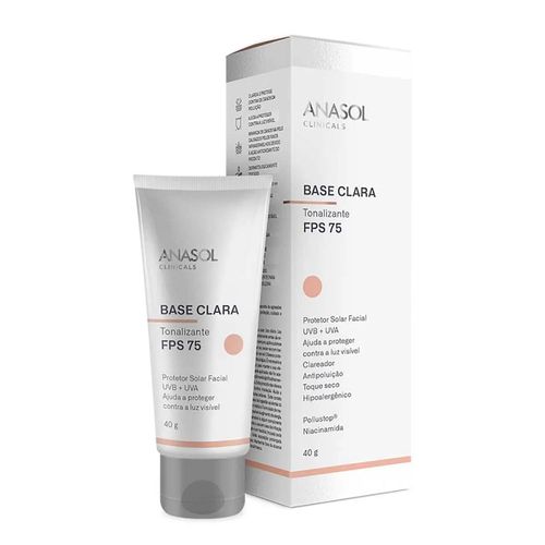 Protetor Solar Facial Anasol Base Clara Fps75 40g